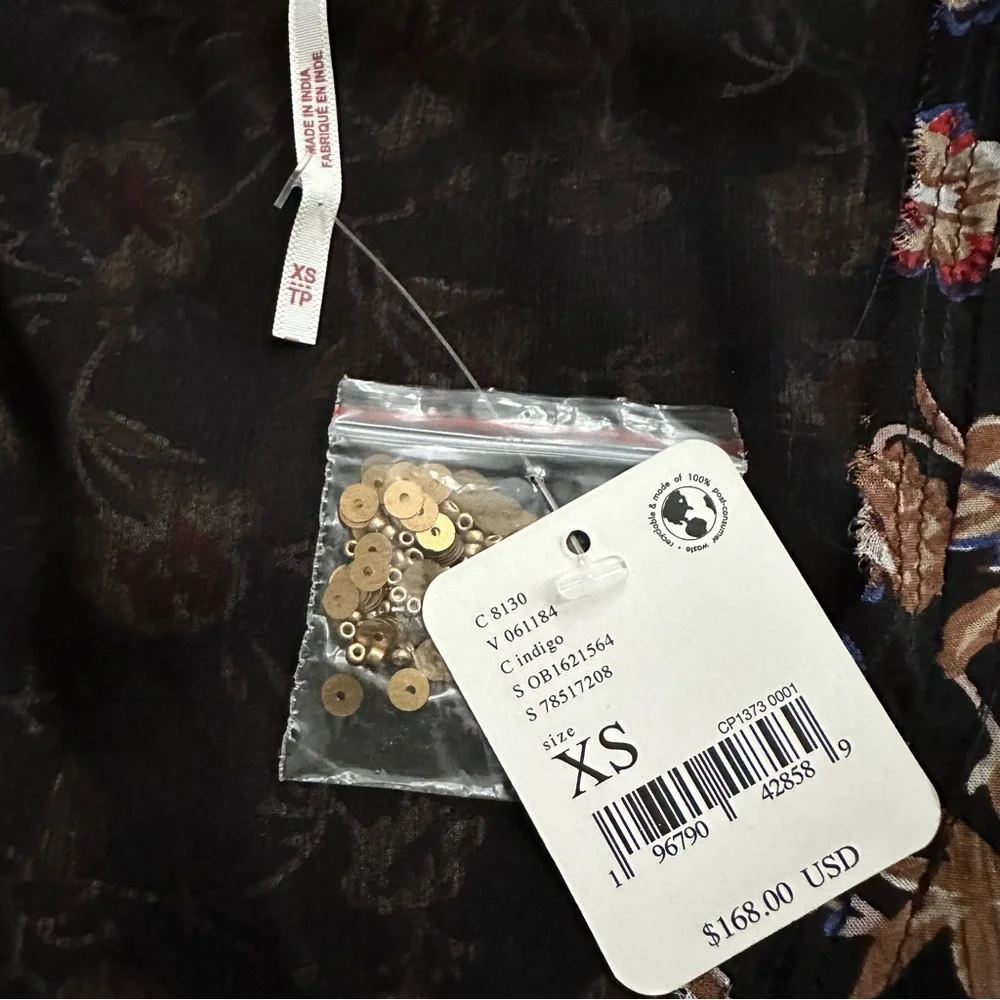 NWT Free People Samara jumpsuit in Indigo XS